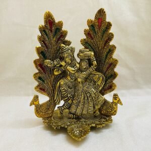 Krishna Radha Vilakku - Gold
