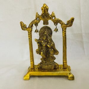Metal Krishna Doll