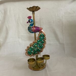 Peacock Candle Stand