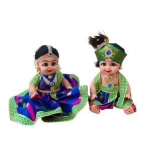 Smiling Radha Krishna